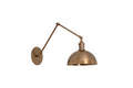 Handmade Brass Adjustable Wall Sconce: Vintage Style Lighting
