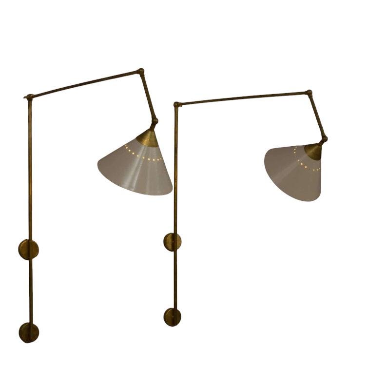 Single Light Italian Style Large Cone Hallway Wall Lamp Sputnik Wall Sconce Fixture