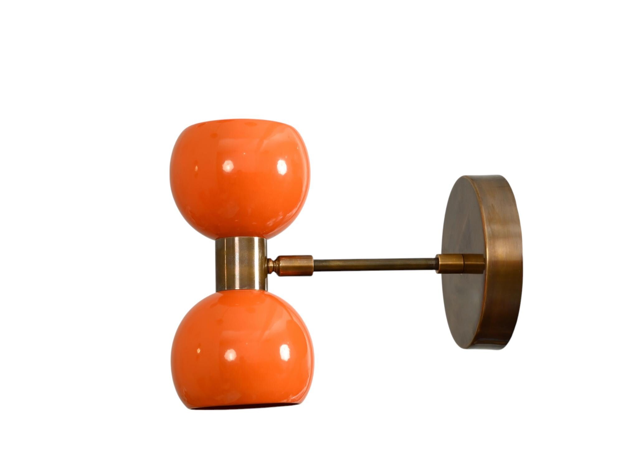 Single Light Ball Shade Vintage Handcrafted Swing Wall  Hourglass Shape Lamp & Sconce Fixture