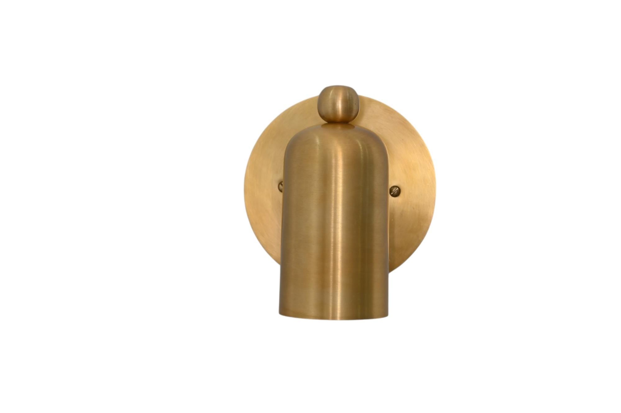 Handmade Solid Brass Wall Sconce - Vintage Kitchen Light