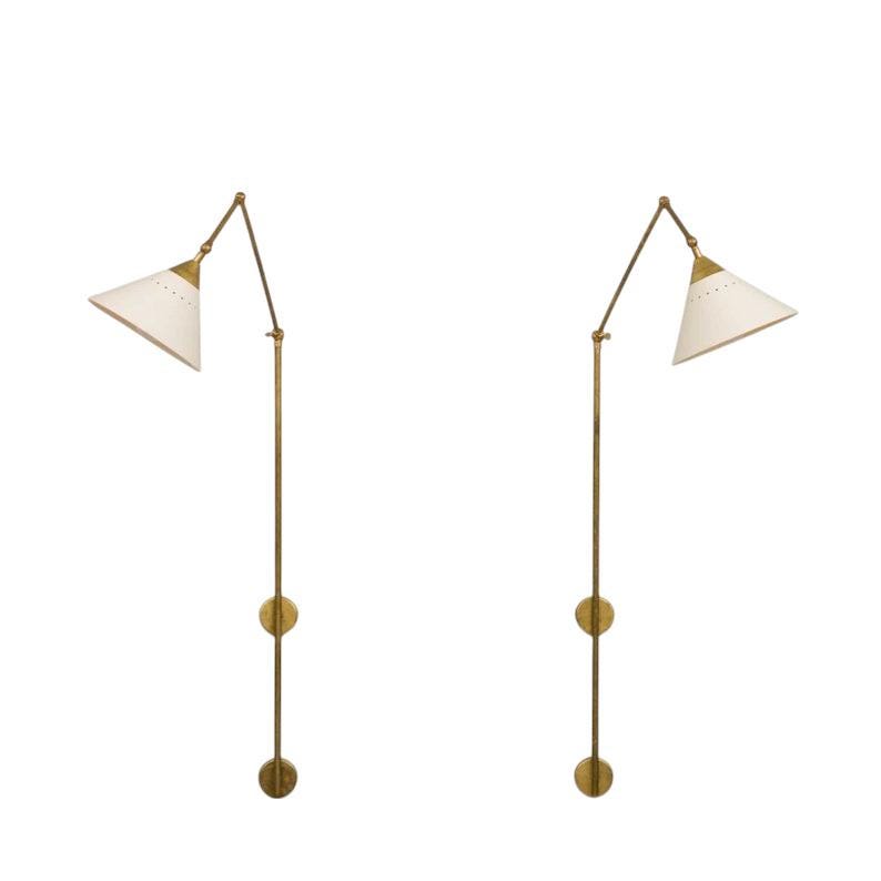 Single Light Italian Style Large Cone Hallway Wall Lamp Sputnik Wall Sconce Fixture
