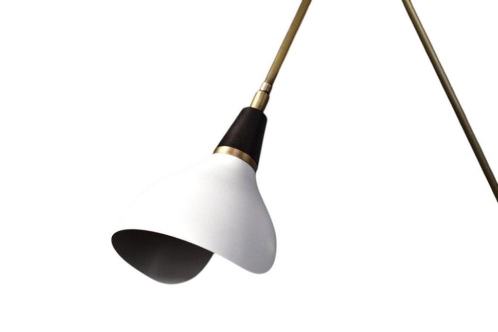 Handmade Solid Brass Cone Shade Wall Sconce - Adjustable Lighting