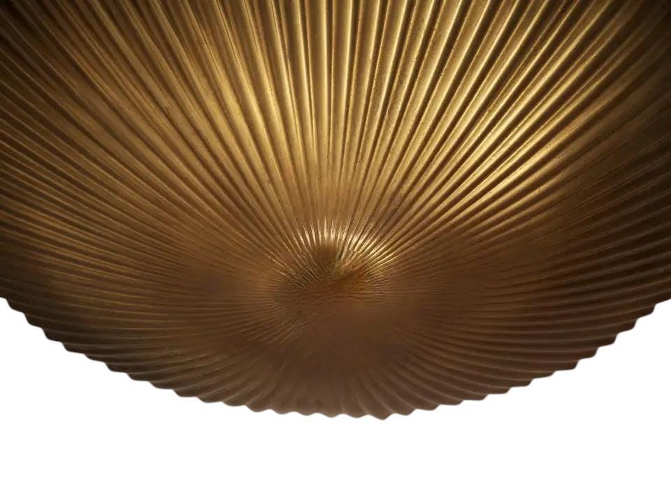 4 Light Stilnovo Disk Handcrafted Sputnik Chandelier Lighting Fixture