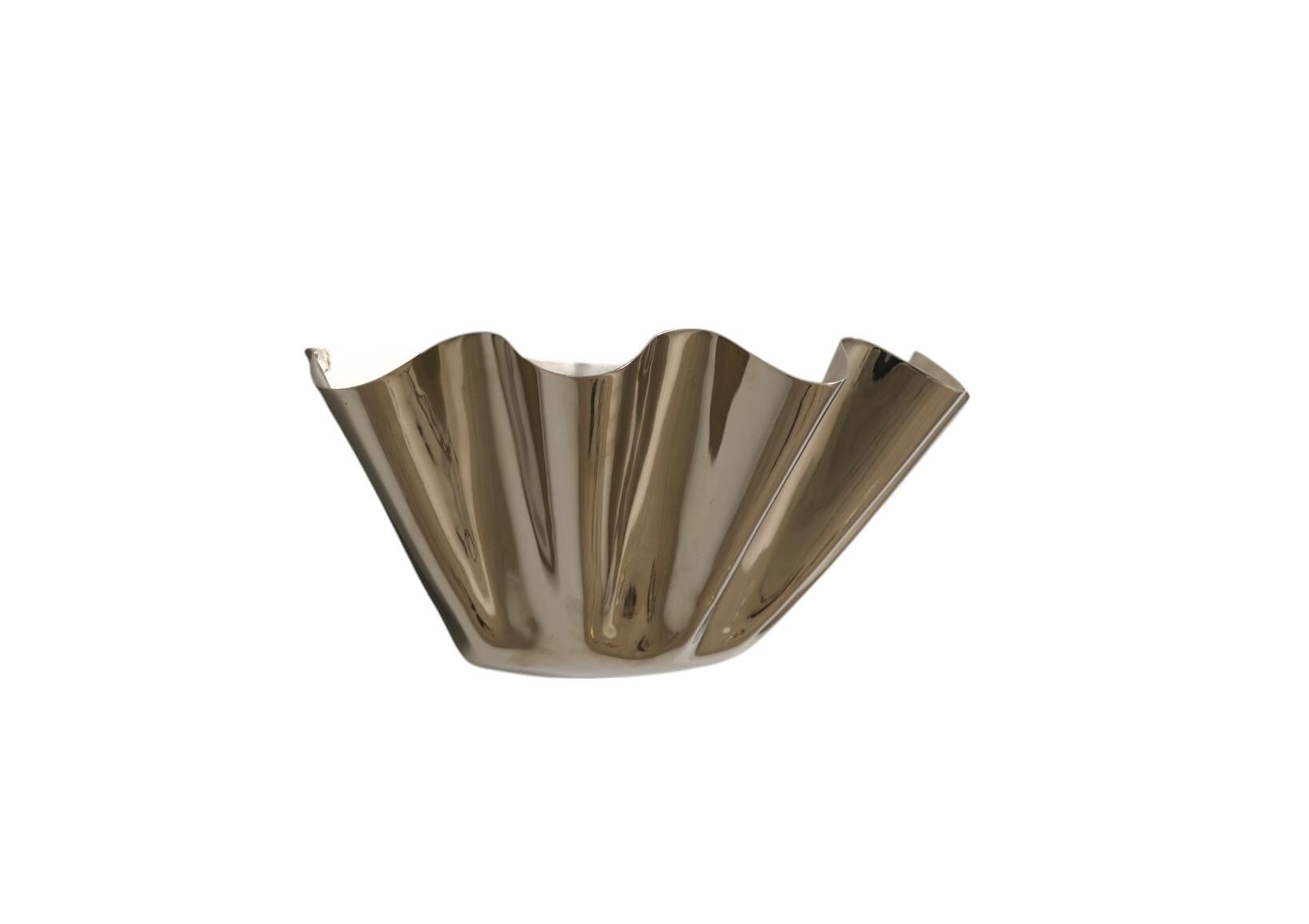 Handcrafted Brass Wall Sconce: Mid Century Modern Flower Lamp