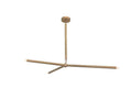 3 light Modern Brass Handmade  Vintage Stilnovo Chandelier Light Fixture