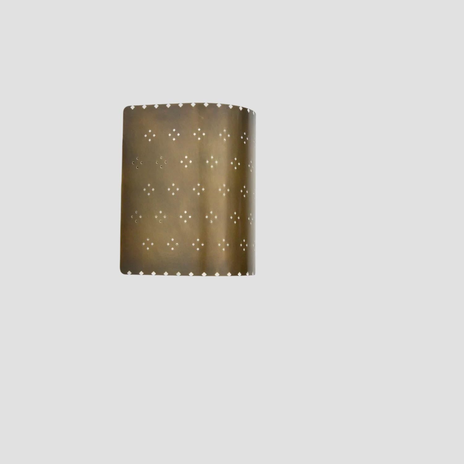 2 Light Film Perforated  Wall Light Sputnik Fixture