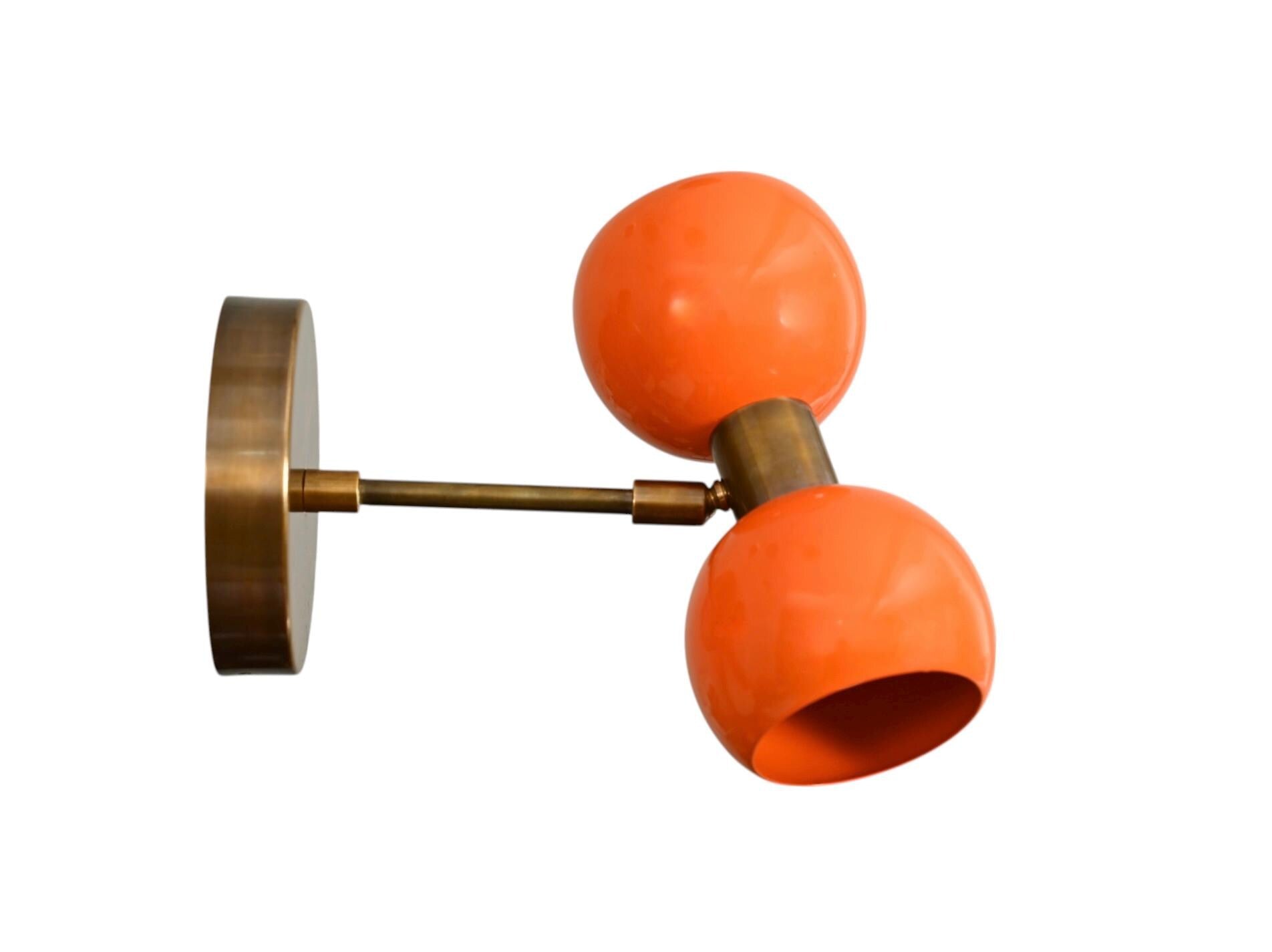 Single Light Ball Shade Vintage Handcrafted Swing Wall  Hourglass Shape Lamp & Sconce Fixture