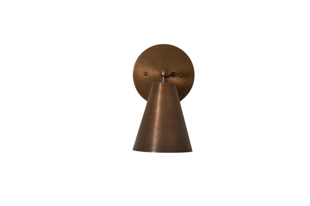 Handmade Solid Brass Sputnik Wall Sconce: Adjustable Vintage Lighting
