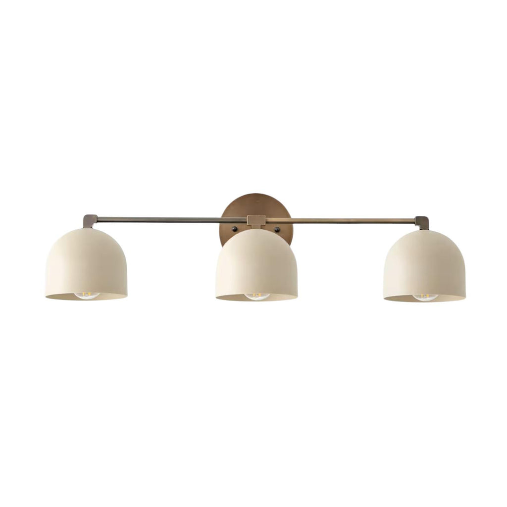 Handmade Brass Double Vanity Light - Mid Century Wall Sconce fixture