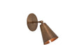 Handmade Solid Brass Sputnik Wall Sconce: Adjustable Vintage Lighting
