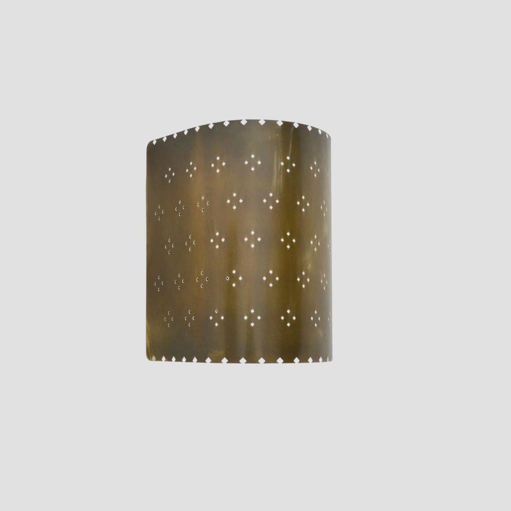 2 Light Film Perforated  Wall Light Sputnik Fixture