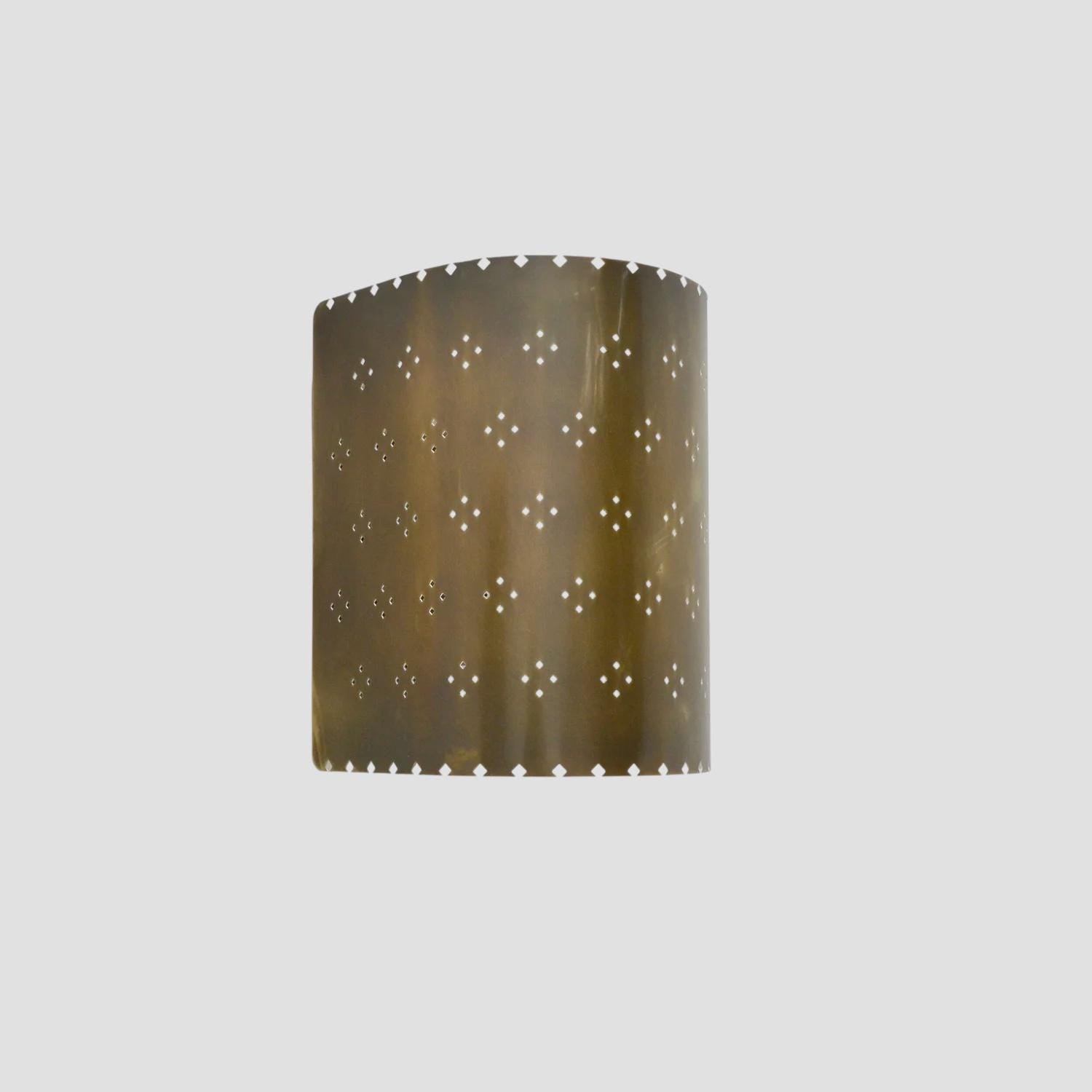 2 Light Film Perforated  Wall Light Sputnik Fixture