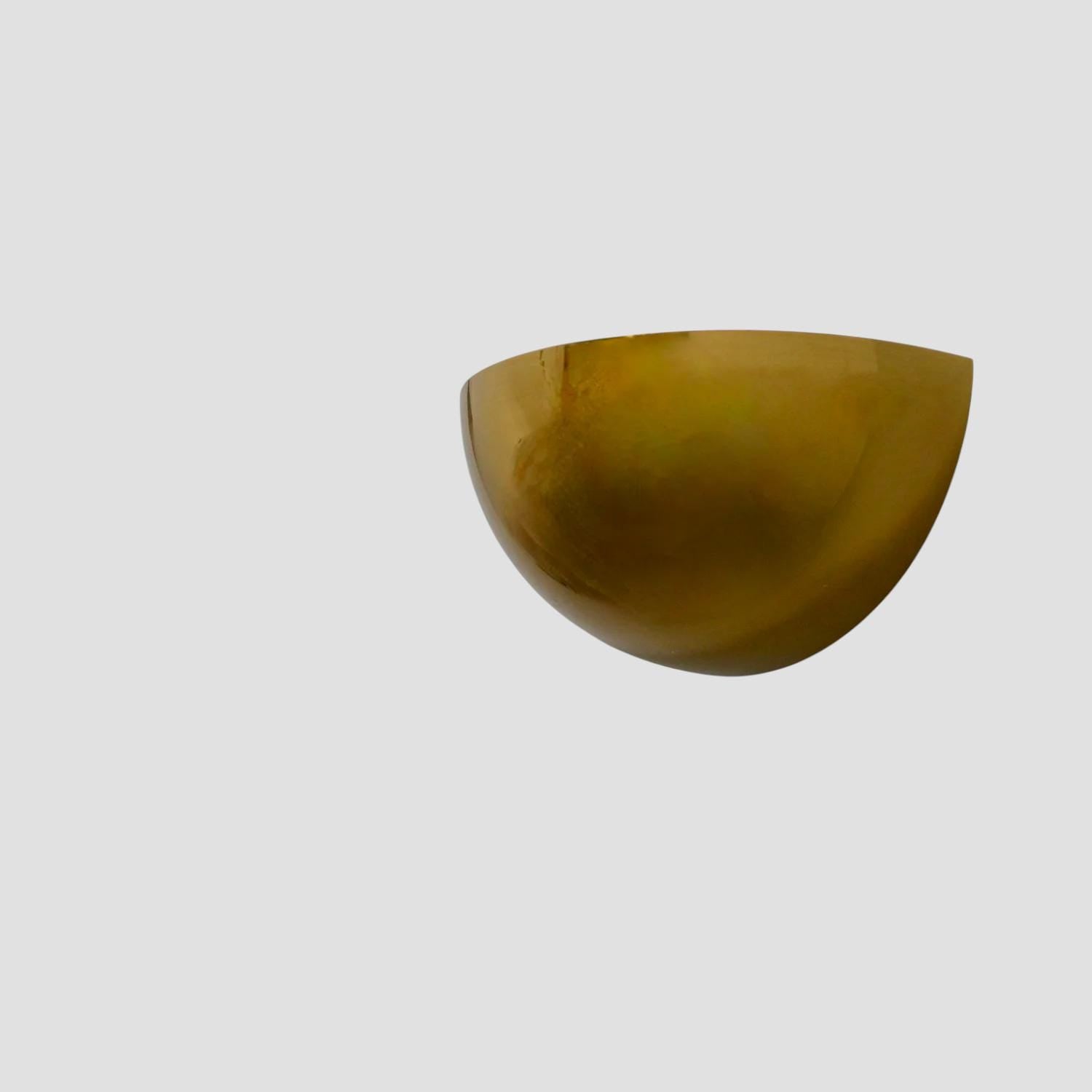 One Light Sun Wall Light Brass Sputnik Fixture