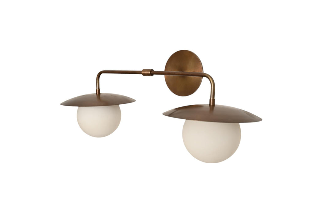 Bathroom Vanity, Vanity Fixture, Mid Century Brass Wall Sconce light __etsy:6998375390