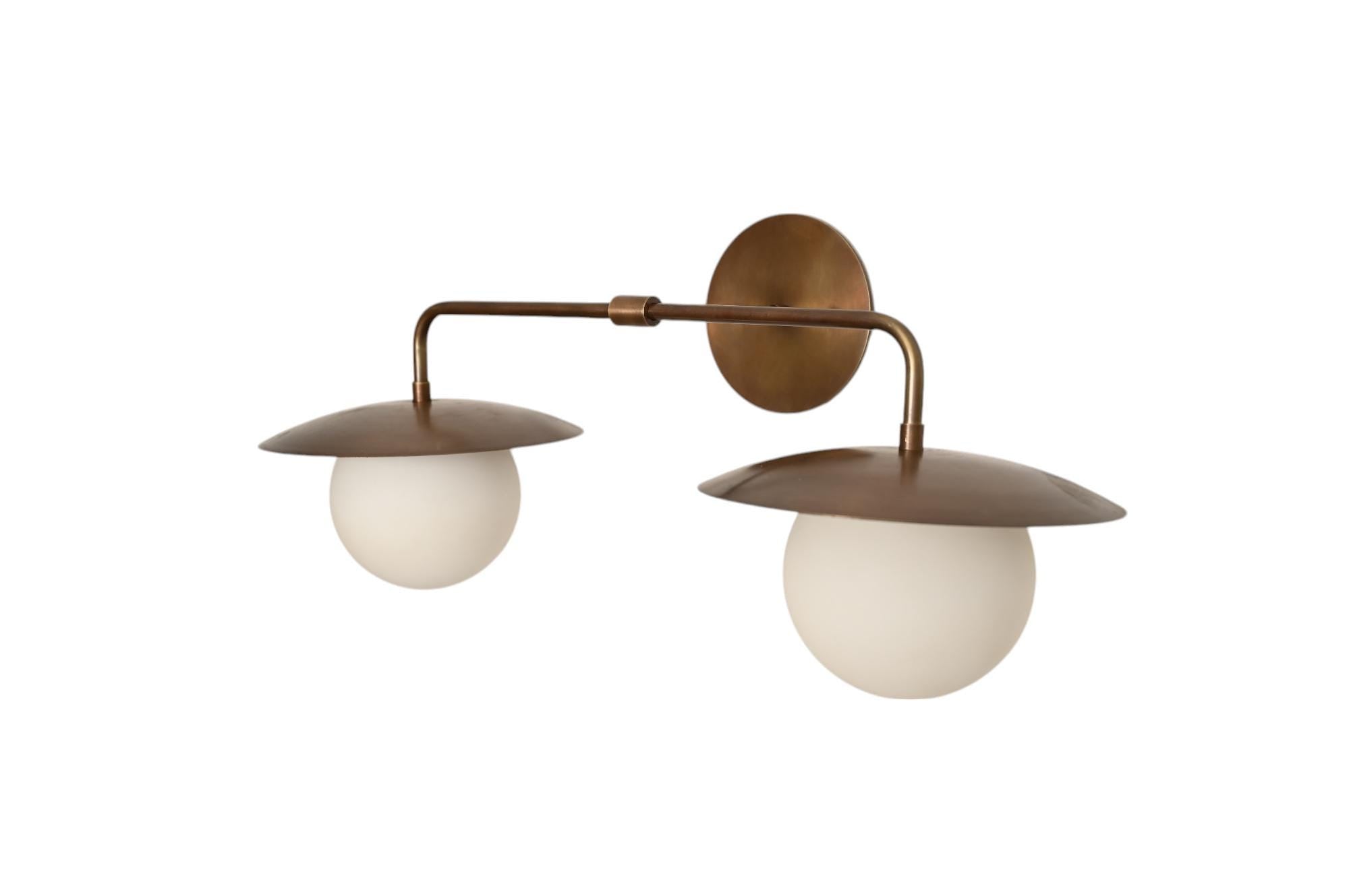 Bathroom Vanity, Vanity Fixture, Mid Century Brass Wall Sconce light __etsy:6998375390