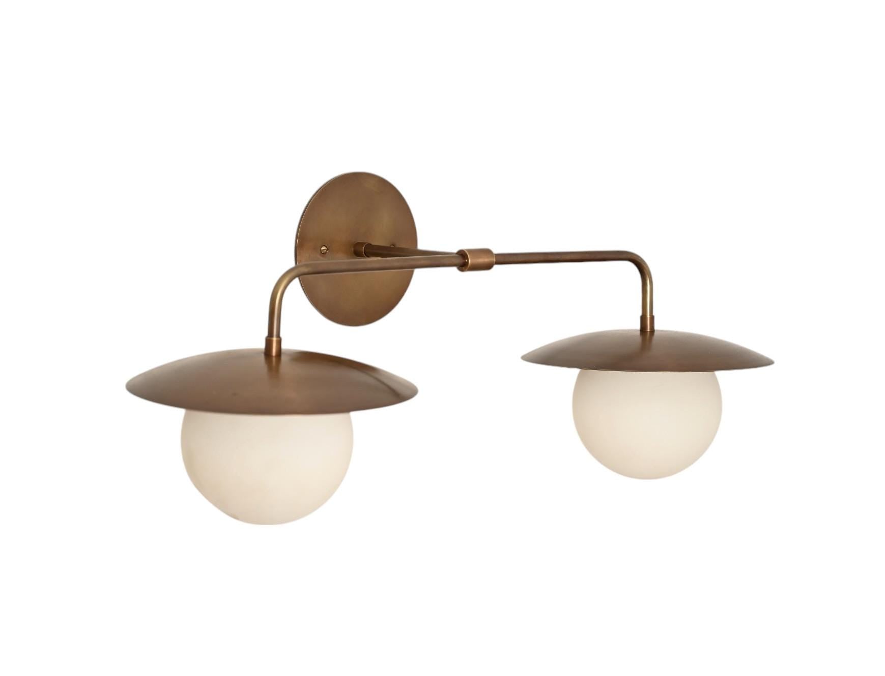 Bathroom Vanity, Vanity Fixture, Mid Century Brass Wall Sconce light __etsy:6998375746