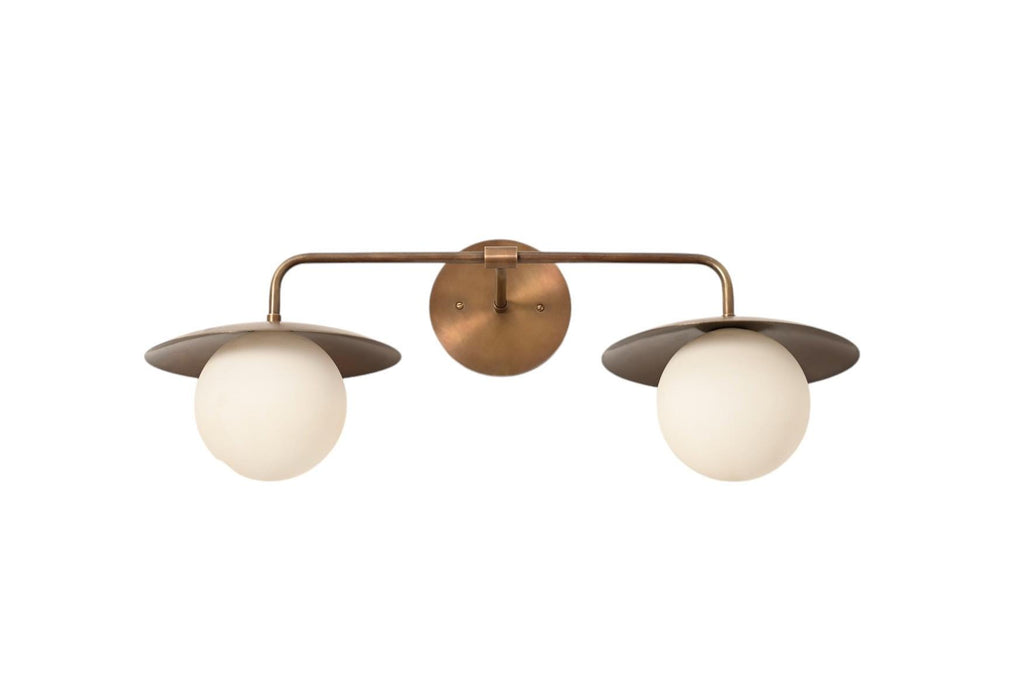 Bathroom Vanity, Vanity Fixture, Mid Century Brass Wall Sconce light __etsy:7046352409