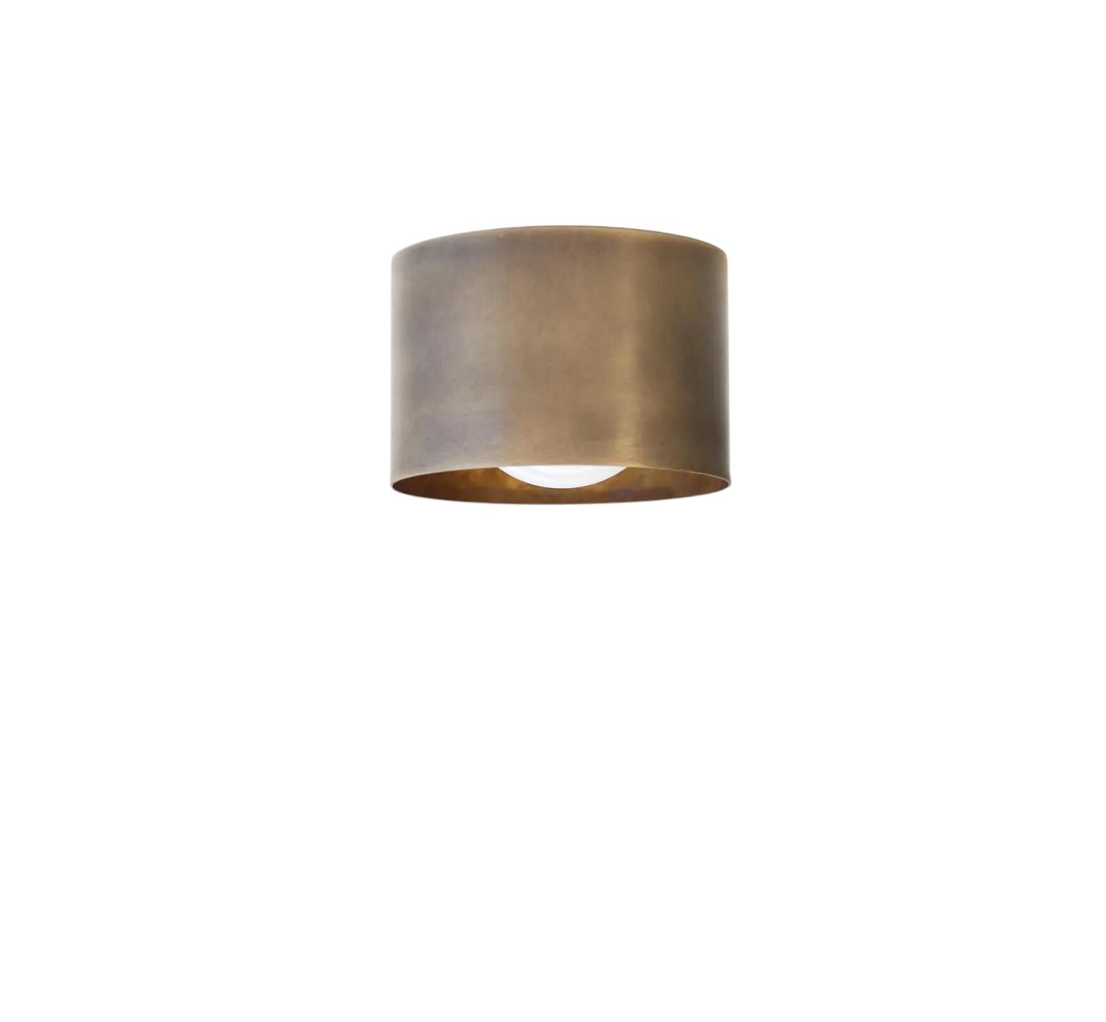 Brass Spotlight Ceiling Spotlight, Hallway and Handmade fixture, Modern Cylinder __etsy:7168372994