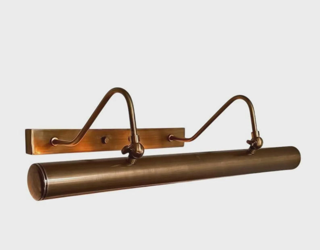 Double Arms Mirror Vanity Light Painting Light & Wall Frame Light   Mid-Century Modern __etsy:7546824190