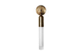Glass Tube Wall Sconce: Modern Antique Brass Light Fixture __etsy:7057601664