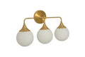 Handmade Brass Globe Vanity Light Fixture: Mid Century Wall Sconce __etsy:7173008346