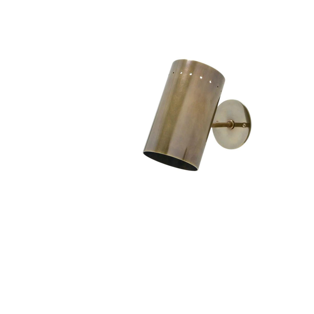 Handmade Brass Pivot Sconce: Mid-Century Style Wall Lamp __etsy:7231614731