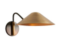 Handmade Brass Triangle Sconce: Mid-Century Modern Wall Lamp __etsy:7195594197