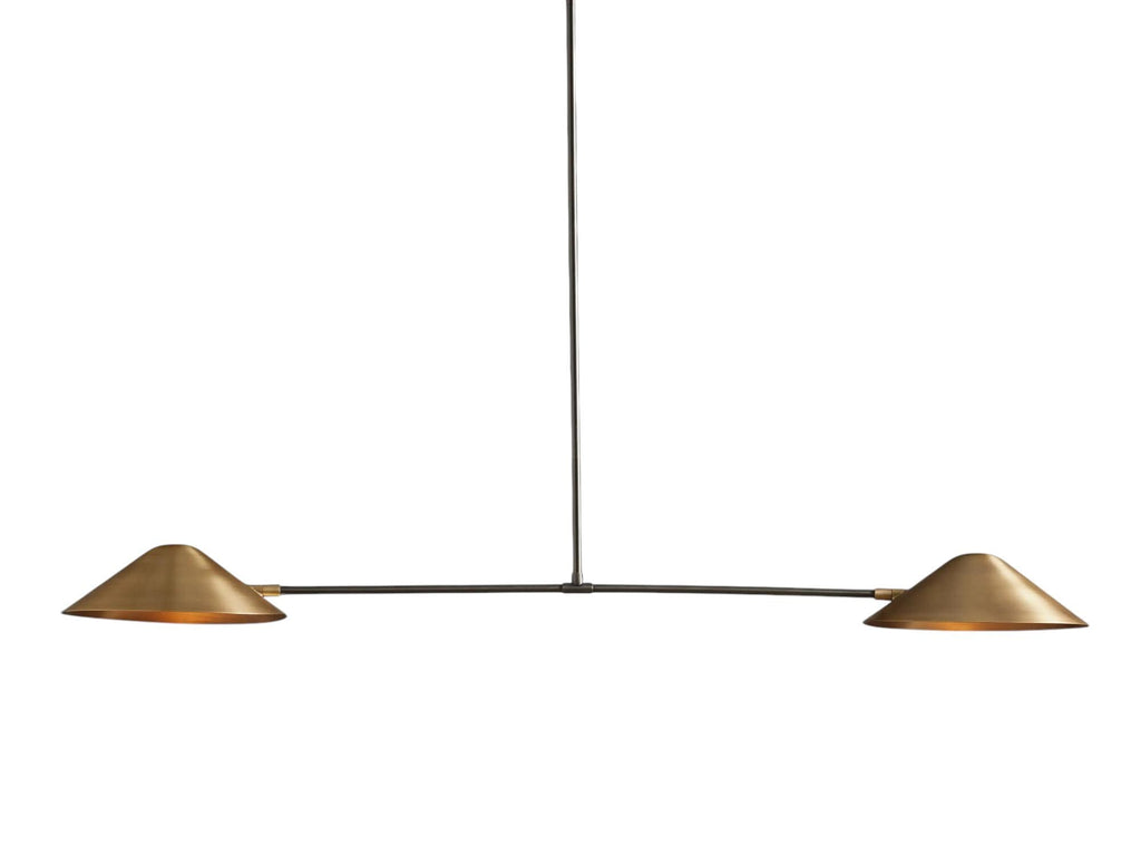 2 Light Ceiling Brass Sputnik  Pendant Shade Handmade Vintage Fixture Chandelier __etsy:7147528722