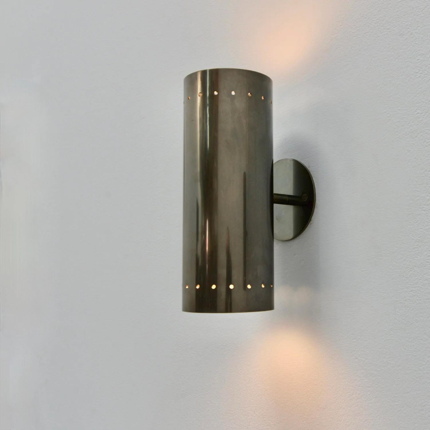 2 Light Cylinder  Beside Wall Light Sconce Fixture __etsy:7186512662