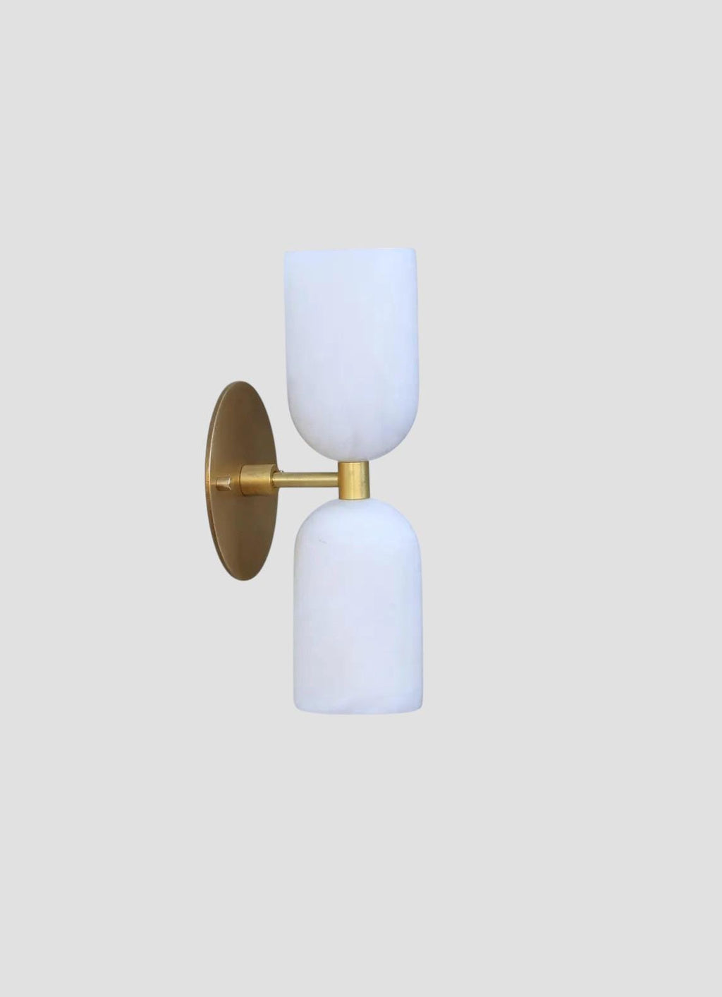 2 Light Marble Wall Lamp Alabaster Sputnik Light Fixture __etsy:7586310417