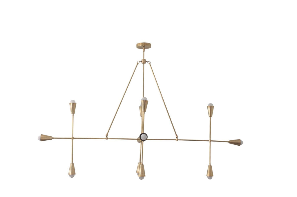 12 Light Stilnovo Vintage Handmade Sputnik Chandelier Lighting Fixture __etsy:7116552276