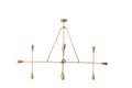 12 Light Stilnovo Vintage Handmade Sputnik Chandelier Lighting Fixture __etsy:7116552276