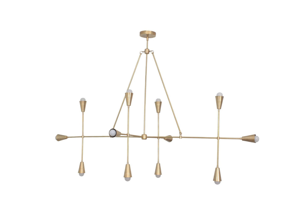 12 Light Stilnovo Vintage Handmade Sputnik Chandelier Lighting Fixture __etsy:7116551306