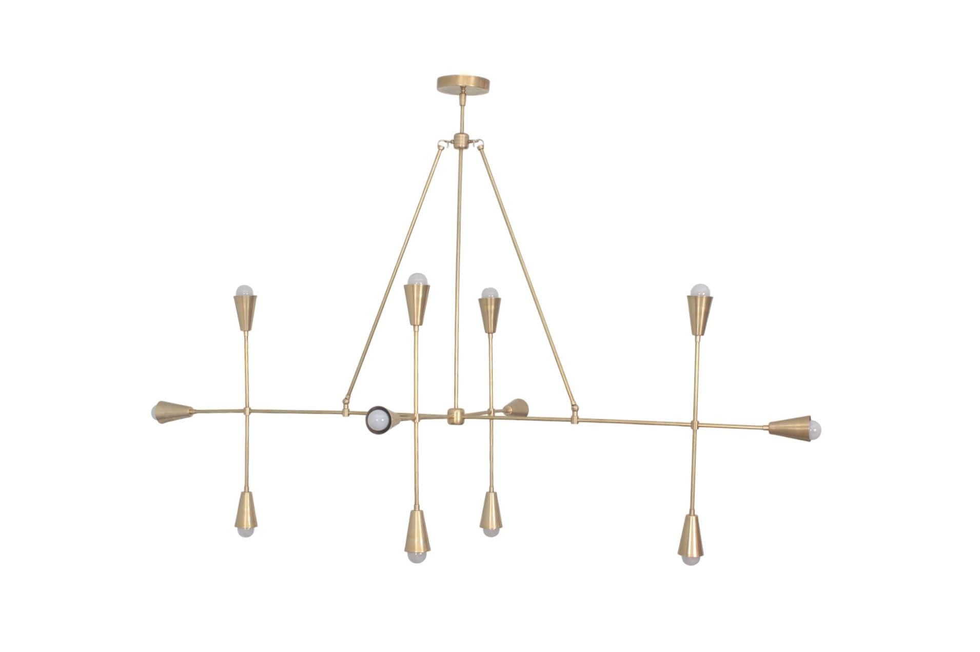 12 Light Stilnovo Vintage Handmade Sputnik Chandelier Lighting Fixture __etsy:7164523465
