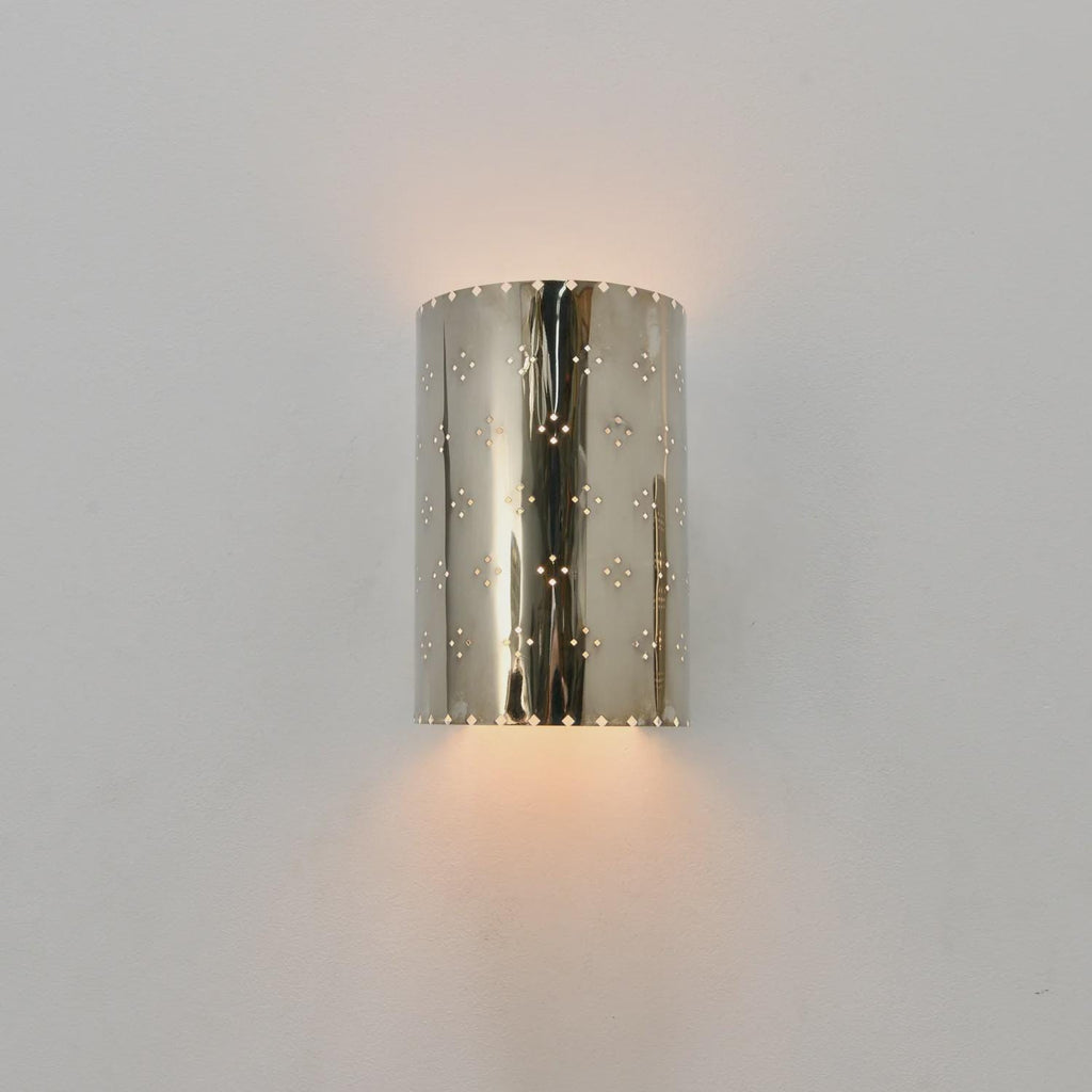 One Light Film Perforated Wall Light Sputnik Fixture __etsy:7574874696