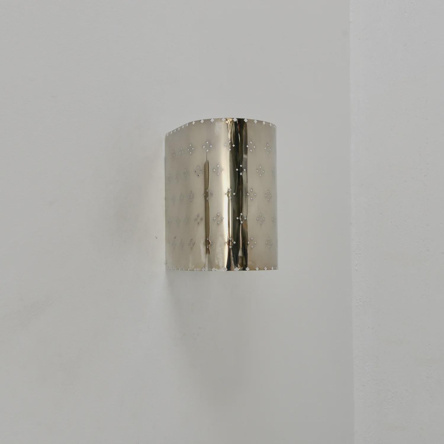 One Light Film Perforated Wall Light Sputnik Fixture __etsy:7622822759