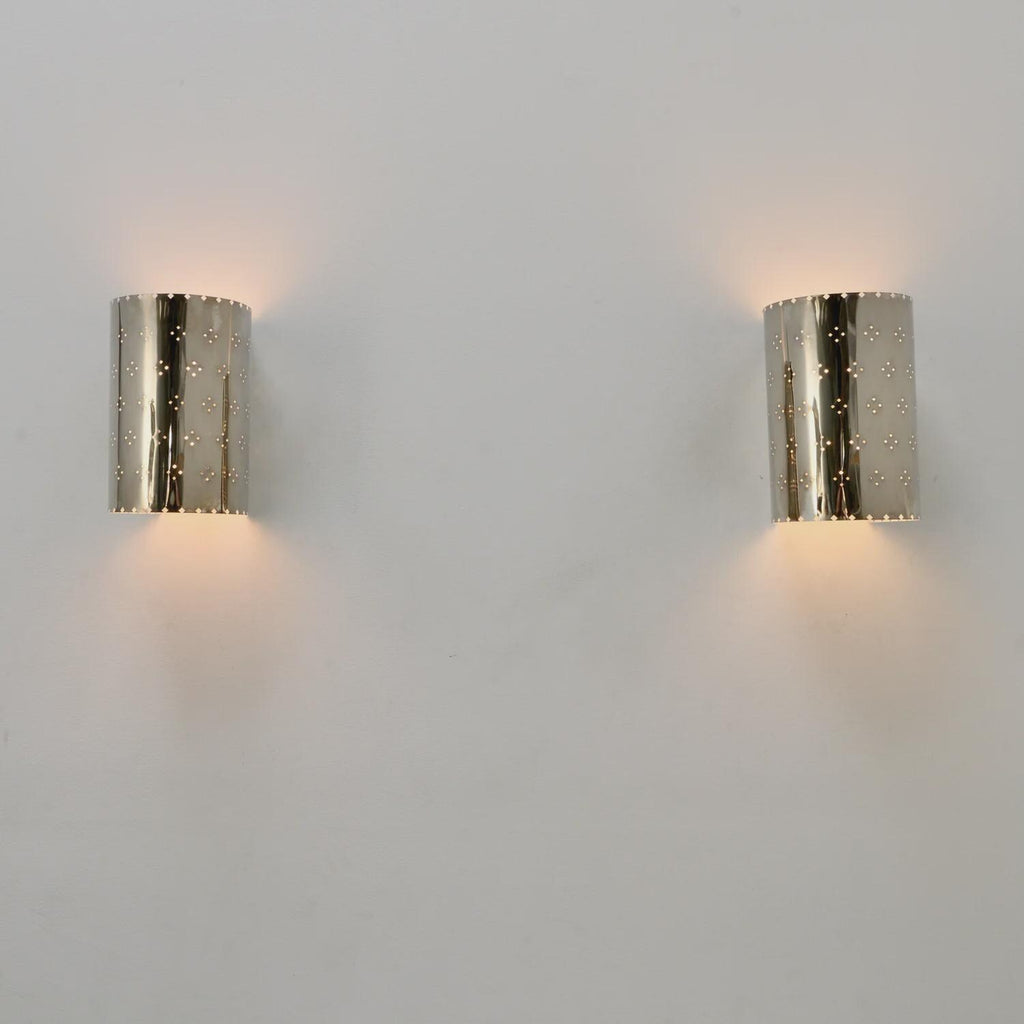One Light Film Perforated Wall Light Sputnik Fixture __etsy:7622823099