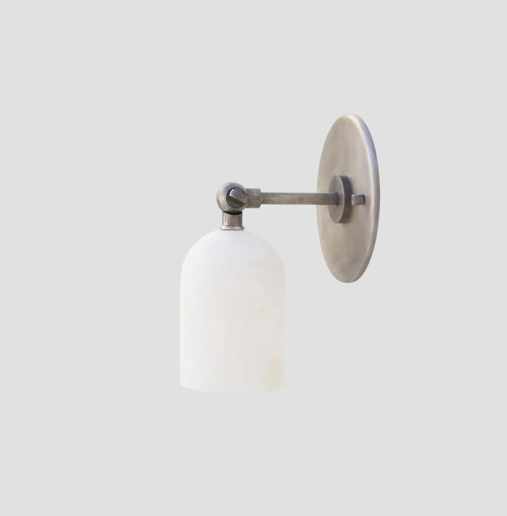 One Light Marble Wall Sconce Fixture __etsy:7586323949