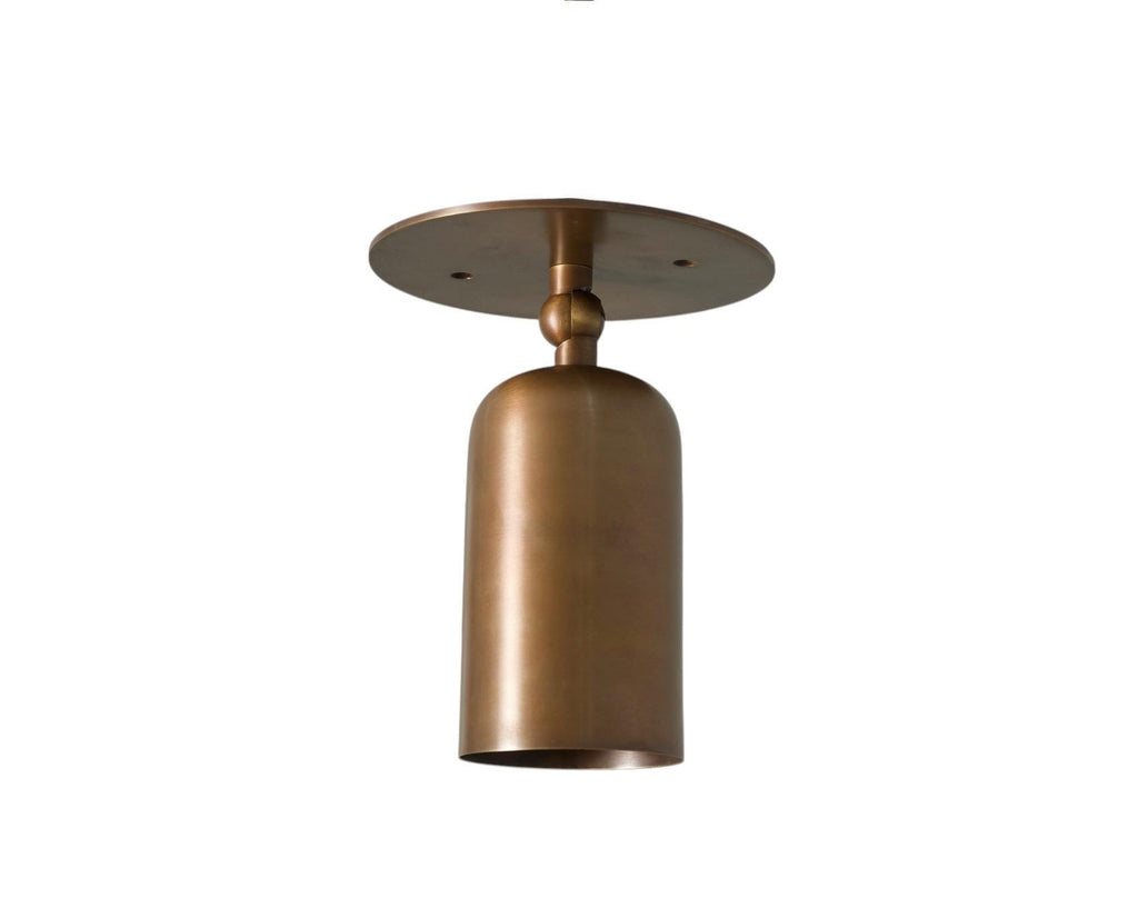 Single Light Stilnovo Design Directional Ceiling Spot Antique Brass handmade vintage fixture __etsy:7150349832