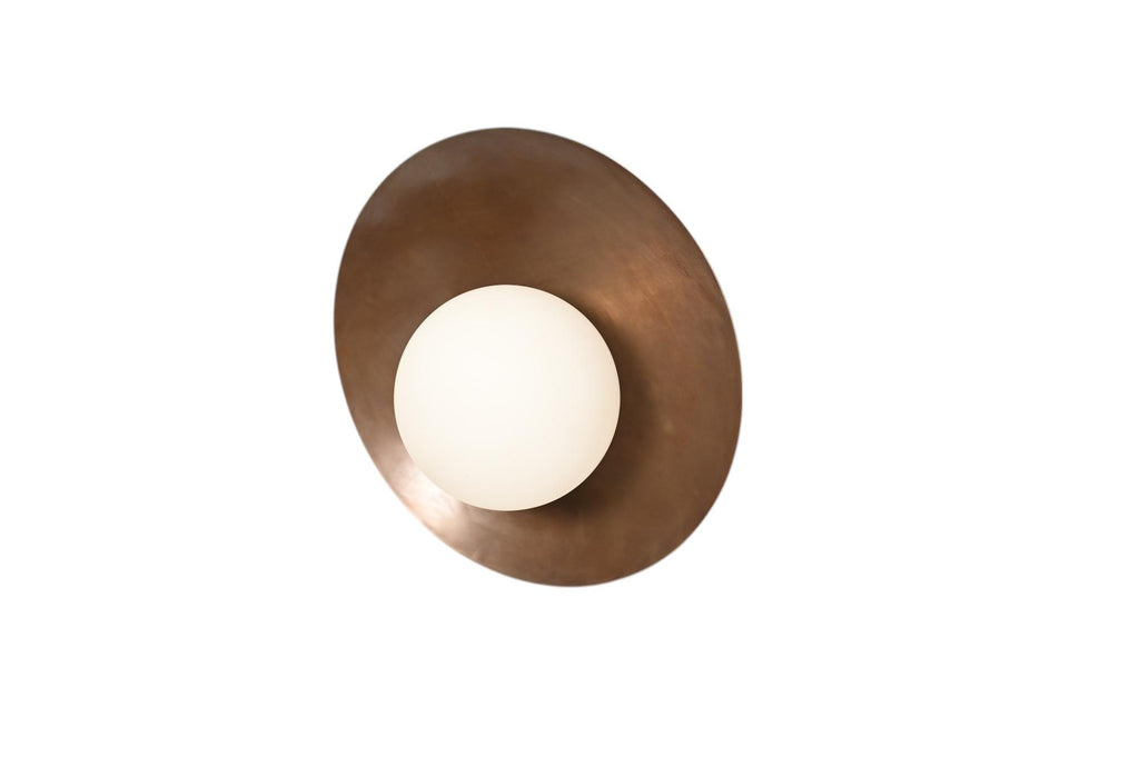 Handmade Brass Sputnik Wall Lamp: Mid-Century Modern Dome Sconce