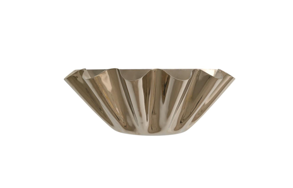 Handcrafted Brass Wall Sconce: Mid Century Modern Flower Lamp