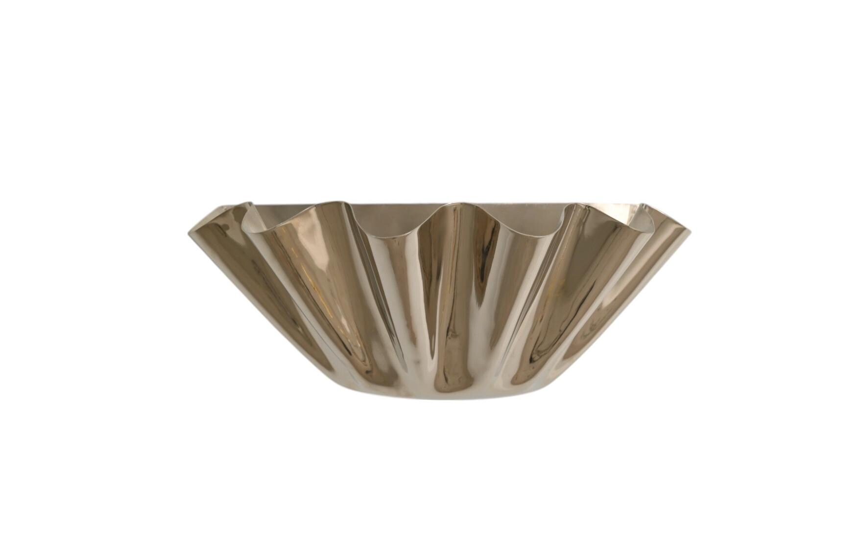Handcrafted Brass Wall Sconce: Mid Century Modern Flower Lamp