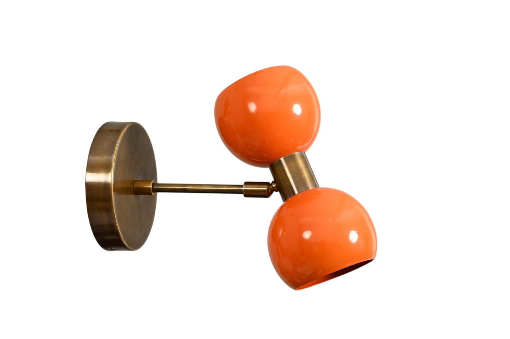 Single Light Ball Shade Vintage Handcrafted Swing Wall  Hourglass Shape Lamp & Sconce Fixture