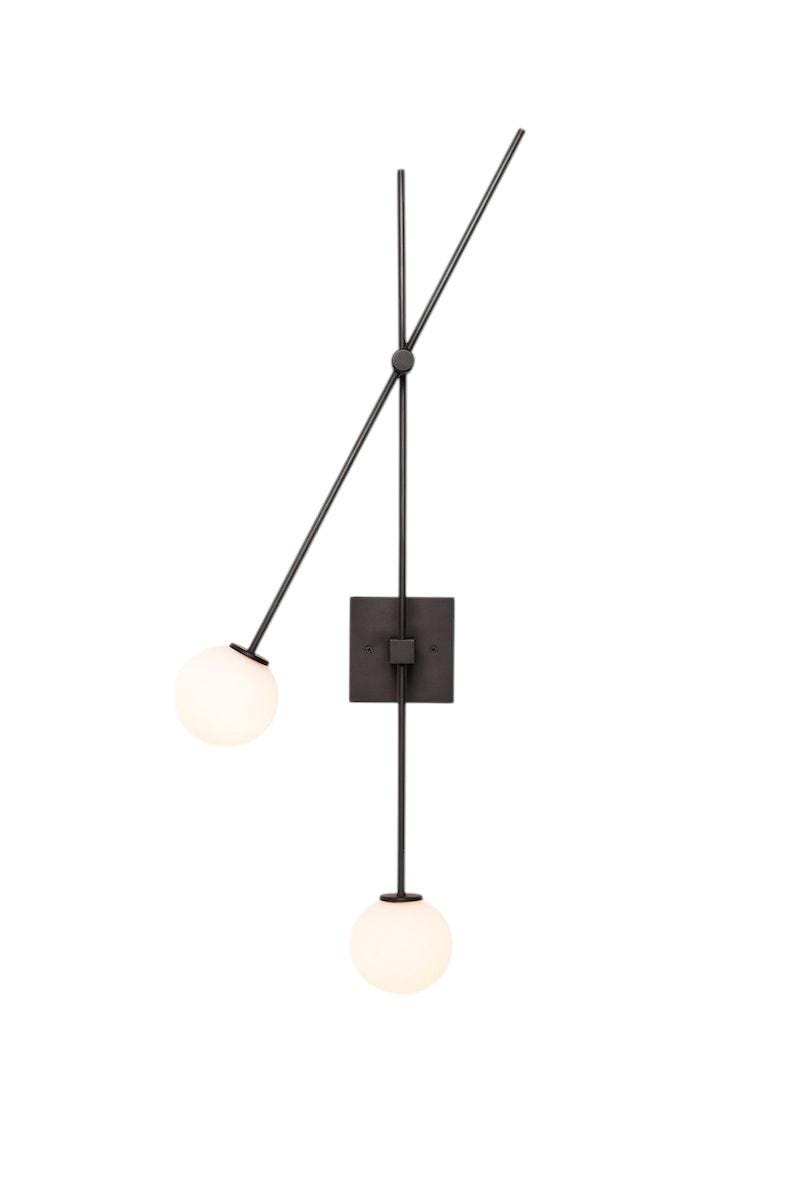 Handmade Solid Brass Wall Sconce: Adjustable Vintage Style Light