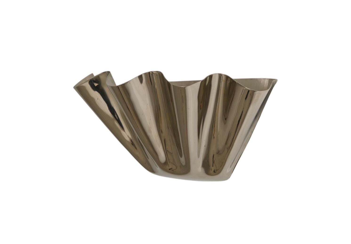 Handcrafted Brass Wall Sconce: Mid Century Modern Flower Lamp