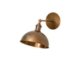 Handmade Antique Brass Wall Sconce Light: Adjustable Swivel Design