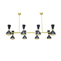 8 light linear handmade diablo  sputnik chandelier lighting fixture