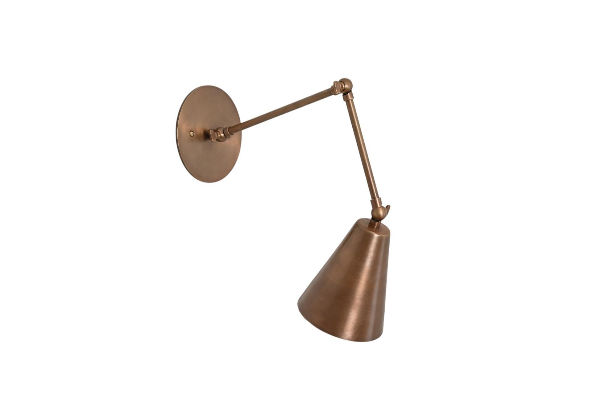 Single Light Brass Vintage Handcrafted Swing Wall Lamp  & Sconce Fixture